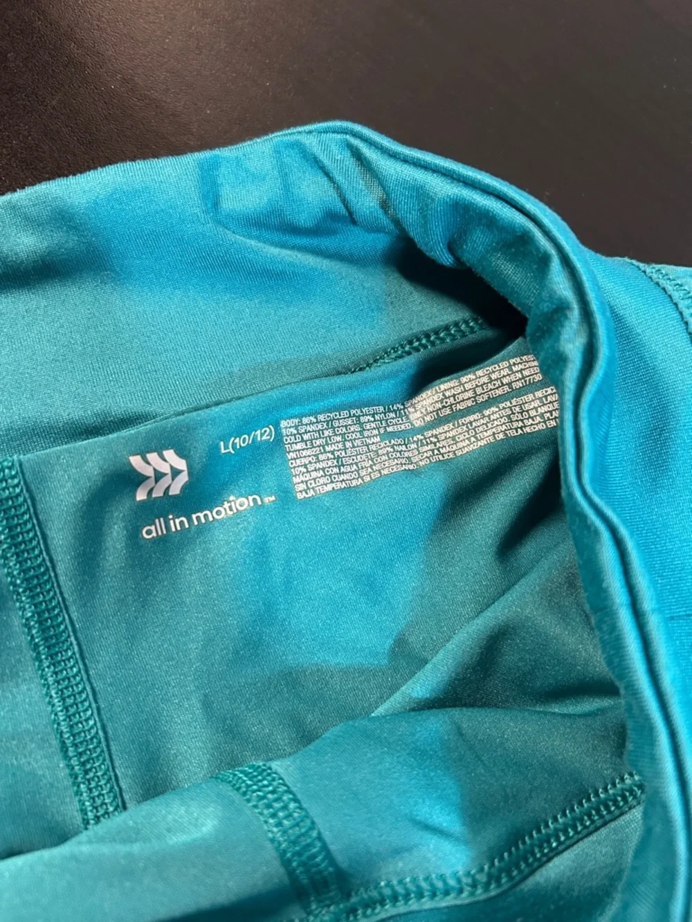all in motion Teal Circle Skort